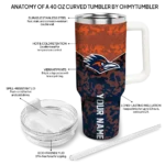 custom utsa roadrunners chevron stripe orange curved tumbler best selling.webp