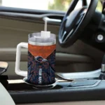 custom utsa roadrunners chevron stripe orange curved tumbler best selling.webp
