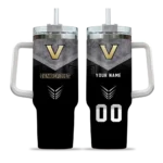 custom vanderbilt commodores arrow armor black curved tumbler best selling.webp