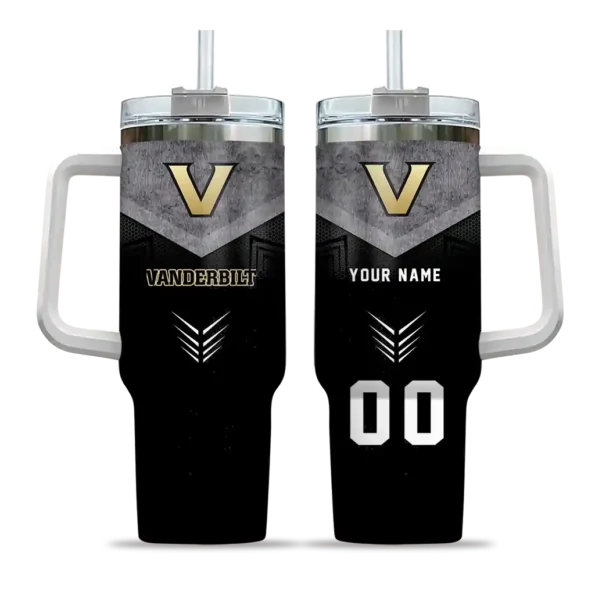 custom vanderbilt commodores arrow armor black curved tumbler best selling.webp