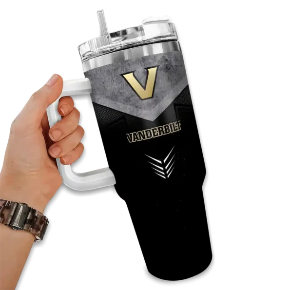 custom vanderbilt commodores arrow armor black curved tumbler fashion forward.webp