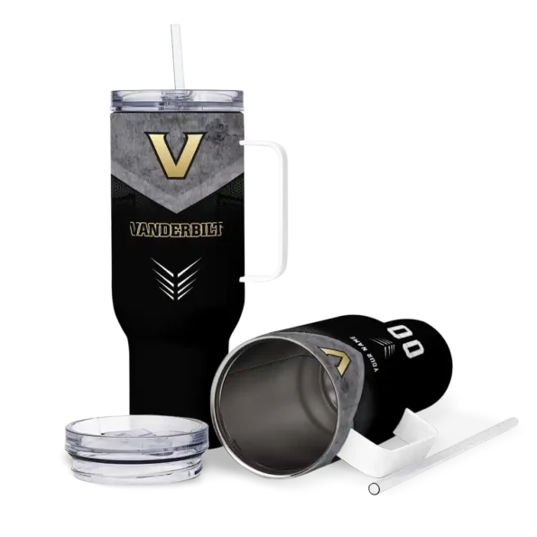 custom vanderbilt commodores arrow armor black curved tumbler high quality.webp