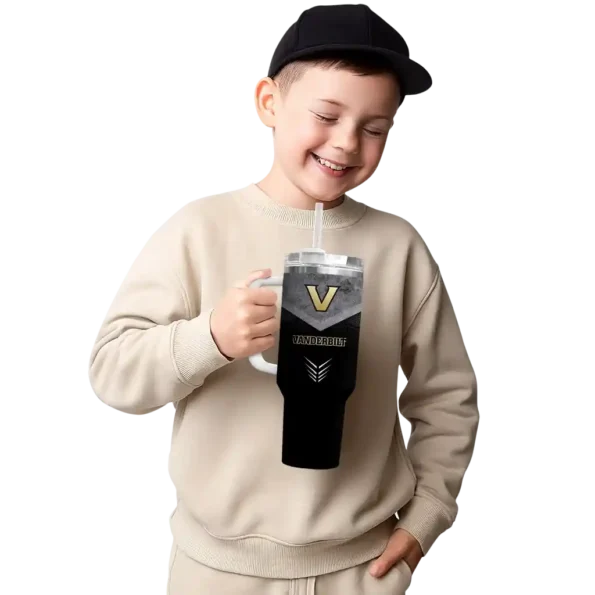 custom vanderbilt commodores arrow armor black curved tumbler latest model.webp