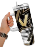 custom vanderbilt commodores arrow burst black curved tumbler best selling.webp