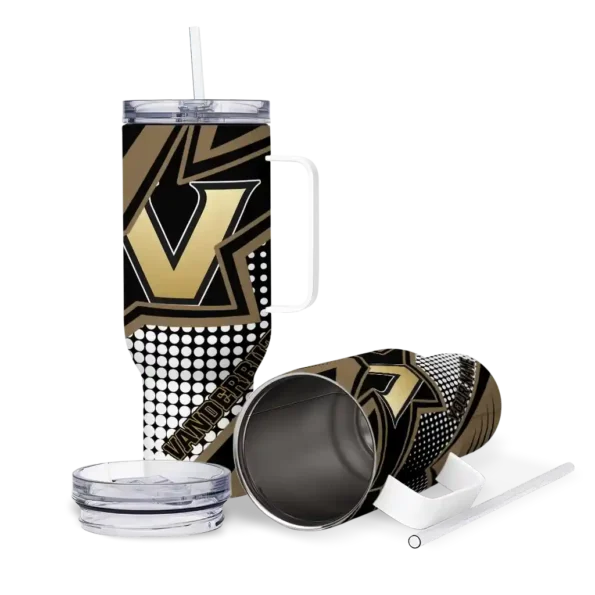 custom vanderbilt commodores arrow burst black curved tumbler high quality.webp