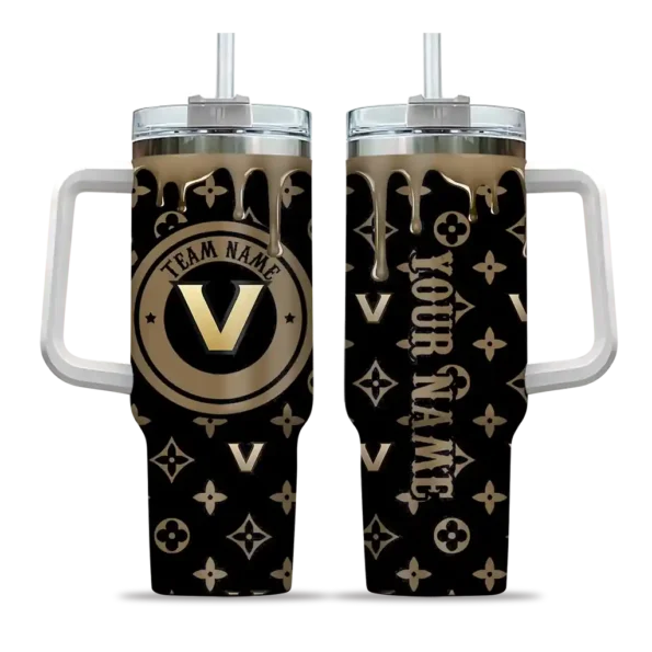 custom vanderbilt commodores bullseye drips black curved tumbler best selling.webp