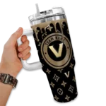 custom vanderbilt commodores bullseye drips black curved tumbler best selling.webp