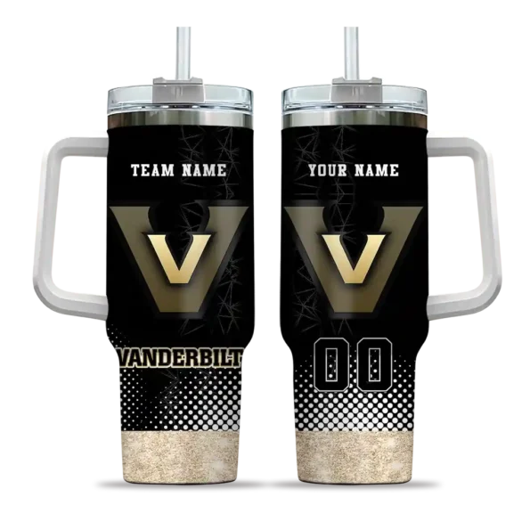 custom vanderbilt commodores geometric prism black curved tumbler best selling.webp