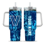 custom villanova wildcats burst swirl navy curved tumbler best selling.webp