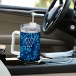 custom villanova wildcats burst swirl navy curved tumbler best selling.webp