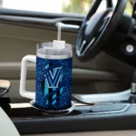 custom villanova wildcats claw cut navy black curved tumbler best selling.webp