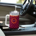 custom virginia tech hokies bullseye drips maroon curved tumbler best selling.webp