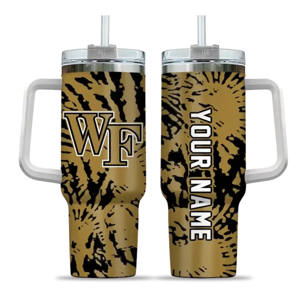 custom wake forest demon deacons burst swirl gold curved tumbler best selling.webp