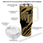custom wake forest demon deacons claw cut gold black curved tumbler best selling.webp
