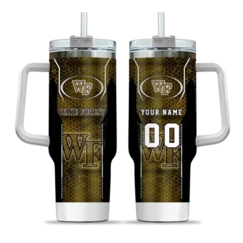 custom wake forest demon deacons hexagon armor gold curved tumbler best selling.webp