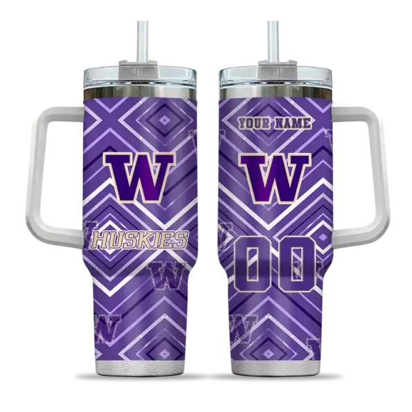 custom washington huskies bold diamonds purple curved tumbler best selling.webp