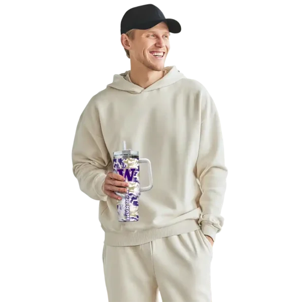 custom washington huskies camo mashup purple white curved tumbler top rated.webp