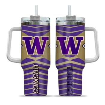 custom washington huskies chevron layers purple curved tumbler best selling.webp