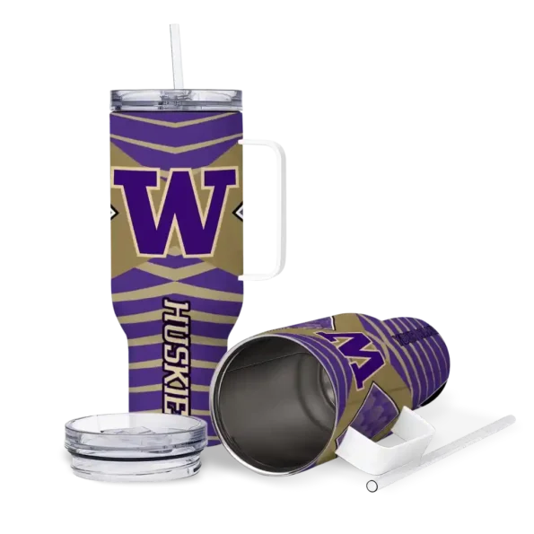 custom washington huskies chevron layers purple curved tumbler high quality.webp