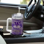 custom washington huskies honey streaks purple curved tumbler best selling.webp