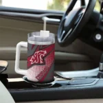custom washington state cougars arrow burst crimson curved tumbler best selling.webp