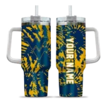 custom west virginia mountaineers burst swirl blue curved tumbler best selling.webp