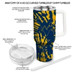 custom west virginia mountaineers burst swirl blue curved tumbler best selling.webp