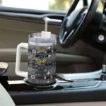 custom west virginia mountaineers superman shield blue gray curved tumbler best selling.webp