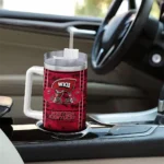 custom western kentucky hilltoppers honey streaks red curved tumbler best selling.webp