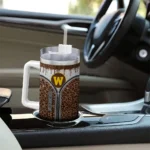 custom western michigan broncos leopard zipper brown curved tumbler best selling.webp