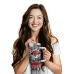 custom wisconsin badgers superman shield red gray curved tumbler best selling.webp