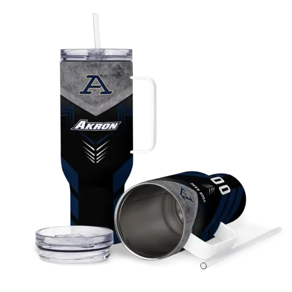 customized akron zips arrow armor blue black curved tumbler high quality.webp