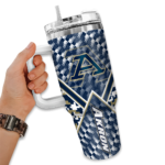 customized akron zips chevron angle blue curved tumbler best selling.webp