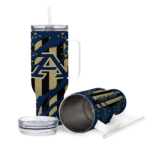 customized akron zips claw cut blue black curved tumbler best selling.webp