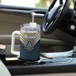 customized akron zips hex texture blue curved tumbler best selling.webp