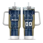 customized akron zips hexagon armor blue curved tumbler best selling.webp