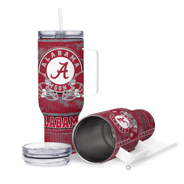 customized alabama crimson tide honey streaks crimson curved tumbler high quality.webp