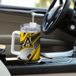 customized appalachian state mountaineers arrow burst black curved tumbler best selling.webp