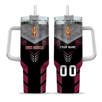 customized arizona state sun devils arrow armor maroon black curved tumbler best selling.webp