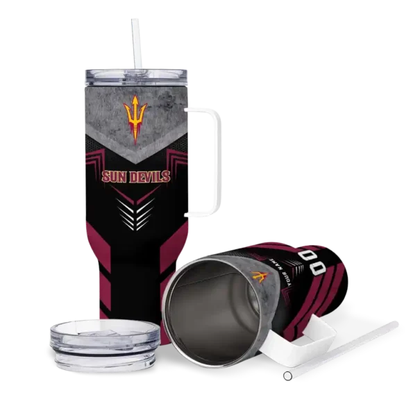 customized arizona state sun devils arrow armor maroon black curved tumbler high quality.webp