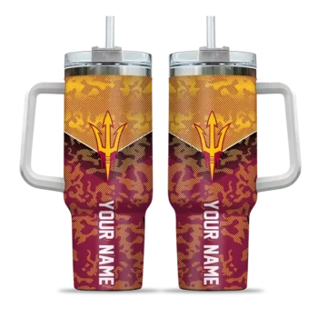 customized arizona state sun devils chevron stripe maroon curved tumbler best selling.webp