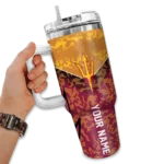 customized arizona state sun devils chevron stripe maroon curved tumbler best selling.webp
