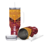 customized arizona state sun devils chevron stripe maroon curved tumbler best selling.webp