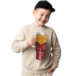 customized arizona state sun devils chevron stripe maroon curved tumbler best selling.webp