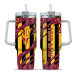 customized arizona state sun devils claw cut maroon black curved tumbler best selling.webp
