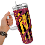 customized arizona state sun devils claw cut maroon black curved tumbler best selling.webp