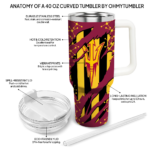 customized arizona state sun devils claw cut maroon black curved tumbler best selling.webp