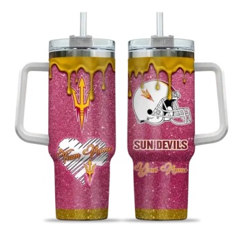 customized arizona state sun devils heart helmet motif maroon curved tumbler best selling.webp