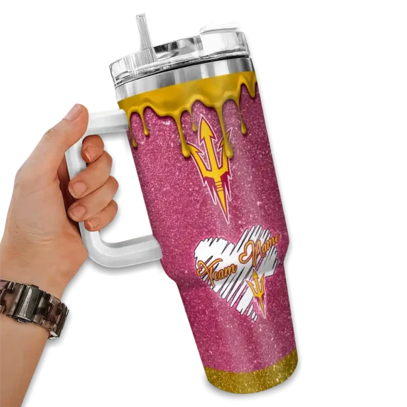 customized arizona state sun devils heart helmet motif maroon curved tumbler fashion forward.webp