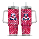 customized arizona wildcats bold diamonds red curved tumbler best selling.webp